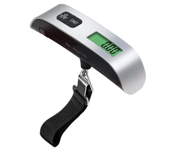 Express Delivery - LCD Display Portable Digital Luggage Weighing Scale Black/Silver - ID 134569