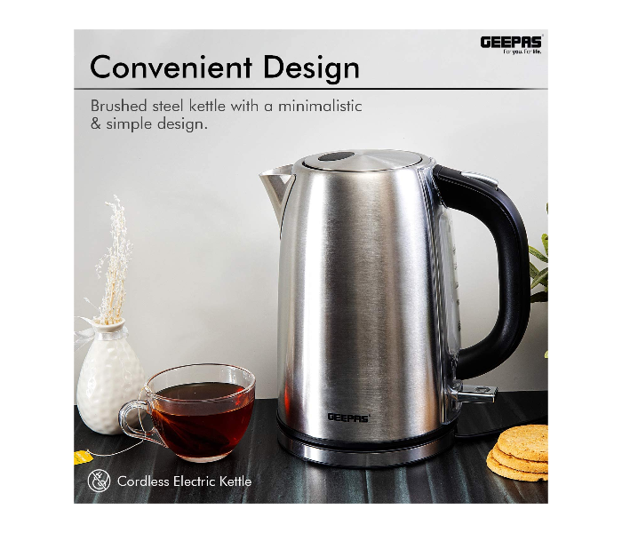Geepas Gk38020Uk Stainless Steel Kettle - Silver - Zoom Image 4