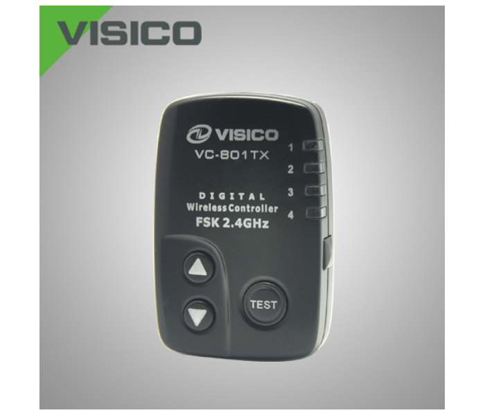 Visico Vc-801Tx Remote Control - Black - Zoom Image 1