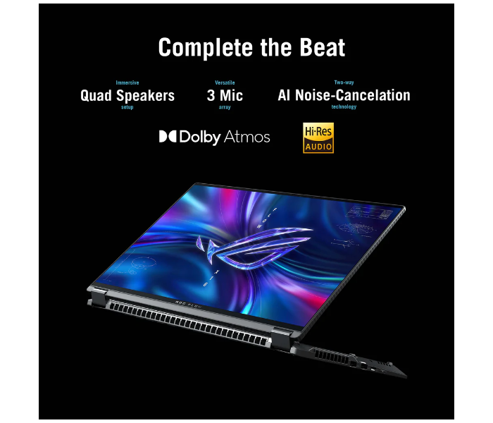 Asus Rog Flow X16 Gv601Rw-M5056W 16 Inch Qhd Plus Amd Ryzen R9 6900Hs Processor 32Gb Ddr5 Ram 1Tb Ssd 8Gb Nvidia Geforce Rtx 3070Ti Graphics Windows 11 Home With Asus Backpack And Stylus Pen - Grey - Zoom Image 6